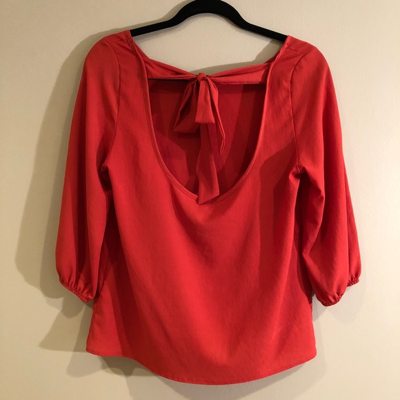 Wish // Burnt Orange Blouse - Picture 2 of 4